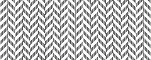 Herringbone seamless pattern. Black and white chevron background. Repeating zigzag texture with diagonal lines. Textile fabric print design swatch. wallpaper template vector