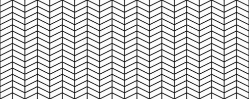 Herringbone seamless pattern. Black and white chevron background. Repeating zigzag wallpaper. Diagonal lines textile or fabric print design. Parquet floor or brick wall texture. vector
