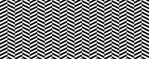 Herringbone seamless pattern. Black and white chevron background. Repeating zigzag texture with diagonal lines. Textile or fabric print design swatch. vector