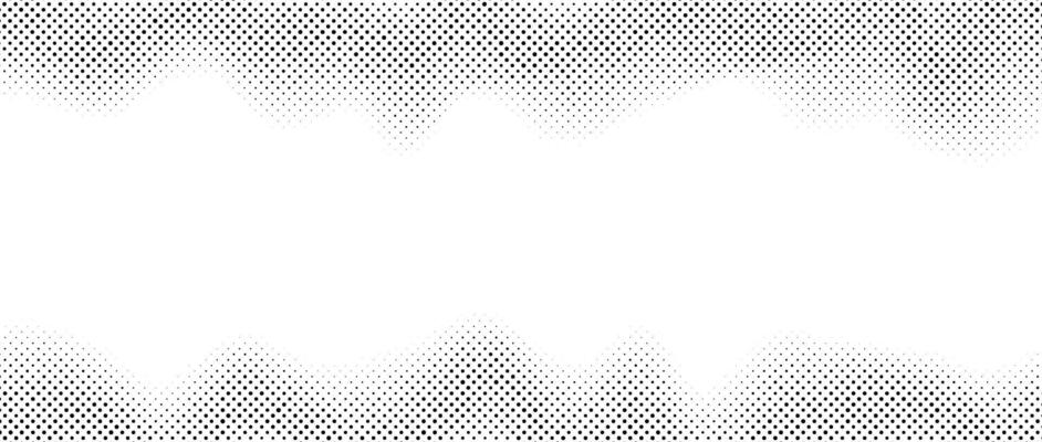 Halftone wavy gradient texture. Faded noise grain wallpaper. Black and white grunge grit surface. Pixelated speckles, dots and particles. overlay backdrop