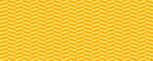 Yellow herringbone seamless pattern. Orange chevron background. Repeating zigzag texture with diagonal lines. Textile and fabric print design swatch. illustration wallpaper vector