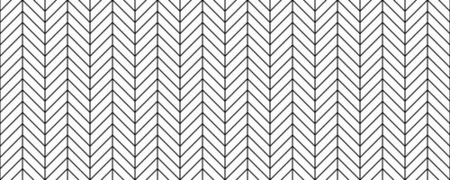 Herringbone seamless pattern. Black and white chevron background. Repeating zigzag wallpaper. Diagonal lines textile or fabric print design template. Parquet floor or brick wall texture. vector
