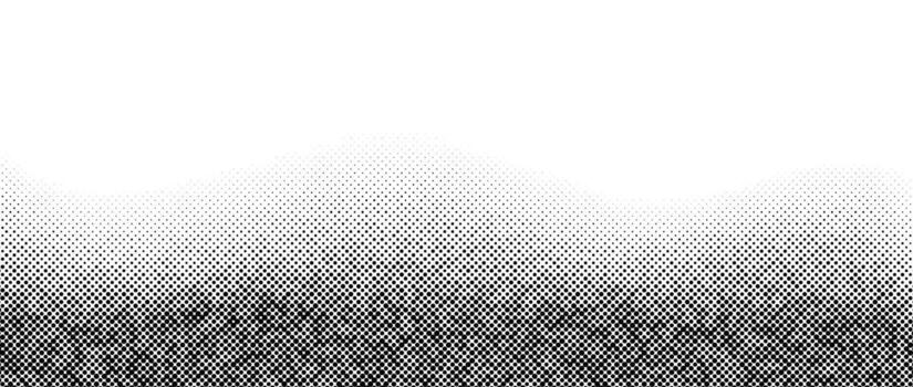 Halftone gradient background. Faded dotted texture. Grunge grit noise wallpaper with black dots, speckles and particles. Halftone backdrop vector