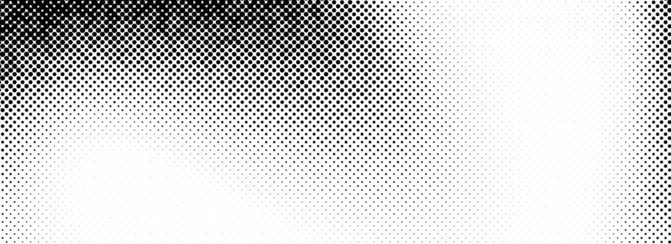 Grunge halftone gradient texture. Black pixelated grange backdrop. Weathered grit noise background. Damaged glitched print overlay. Fade gritty sand wallpaper. Halfton smudged texture surface vector