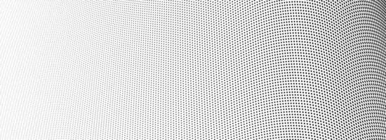 Abstract wave dotted line background. Tech dynamic dash stripe texture. Black warped and curved lines wallpaper for design template, presentation, brochure, leaflet, booklet. Halftone backdrop vector