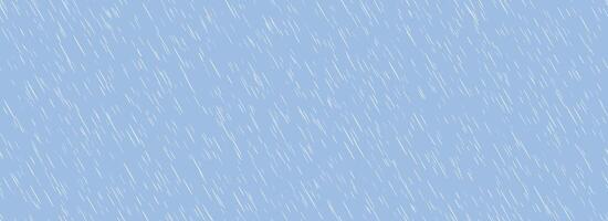 Diagonal falling rain seamless pattern. Blue color pouring rain texture. Repeating tiny water drops background. Sleet, hail or snow precipitation wallpaper. Downpour season backdrop. vector