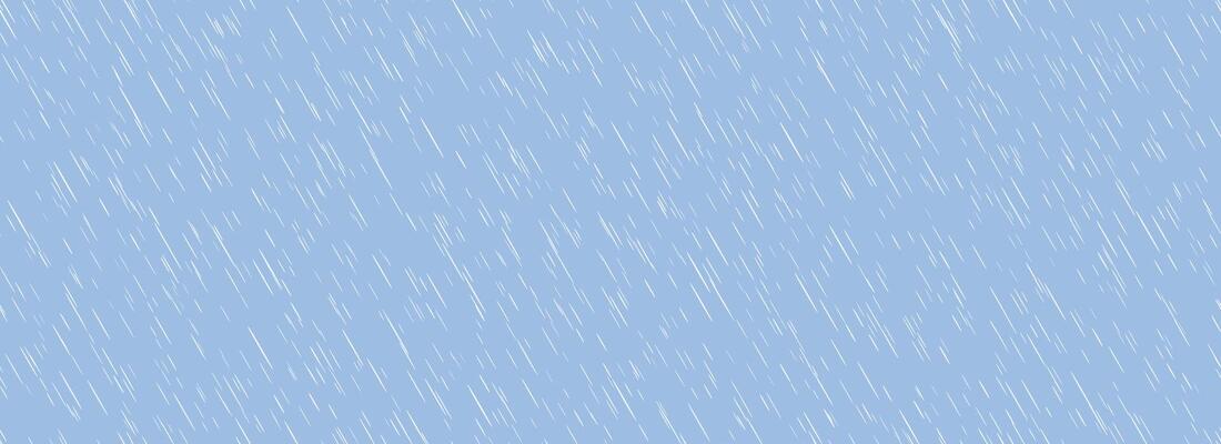 Diagonal falling rain seamless pattern. Blue color pouring rain texture. Repeating tiny water drops background. Sleet, hail or snow precipitation wallpaper. Downpour season backdrop.