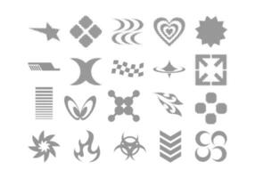 Y2k Dotted Halftone Element vector
