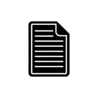 Document View Icon Flat and Clean Look Isolated vector