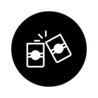 Toasting with beverage cans a celebration of friendship and enjoying sharing good times together icon representing casual drinking vector