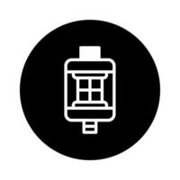 Modern black background showcasing minimalist white icon representing technological innovation and digital advancement in systems vector