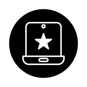 móvil aplicación clasificación icono con estrella clasificación sistema para usuario interfaz y realimentación diseño experiencia vector