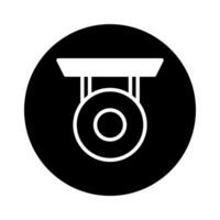 Elegant achievement medal icon in circle shape conveying success and recognition for high quality performance and victory vector