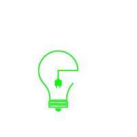 energy saving lamp vector