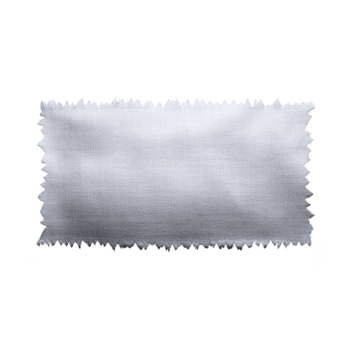 Stück von Weiß Stoff mit Zickzack- Kanten ist angezeigt gegen einfach Hintergrund, präsentieren es ist Textur und Muster. Stoff erscheint Leicht und geeignet zum verschiedene Textil- Anwendungen png