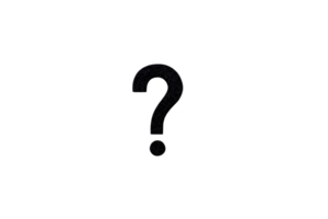 This features large black question mark centered transparent background, symbolizing mystery or inquiry. simplicity of design makes it versatile for various uses.question mark transparent png