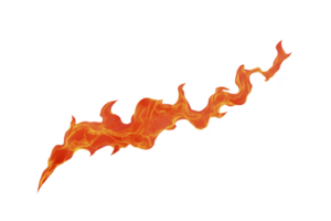 Dynamic, swirling flame with vibrant orange and red hues, creating sense of energy and movement. flame intricate patterns evoke warmth and intensity png