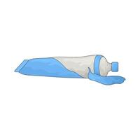 Open Toothpaste Illustration vector