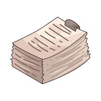 stack of document vector