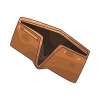 Illustration of a Empty Wallet vector