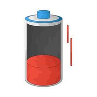 Illustration of Empty Battery vector