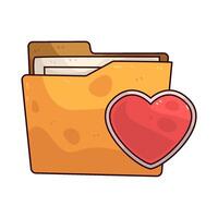 Favorite Folder Illustration vector