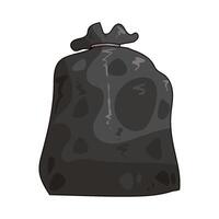 Illustration of a Trash Bag vector