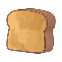 Illustration of Burnt Toast vector