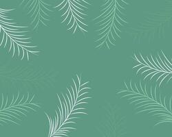 Green floral leaf frame border and background design. Used for backgrounds, frame, border, notebooks, mousepads, cards, posters vector