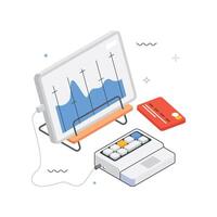 Creative Business Isometric Illustration. EPS 10 file vector