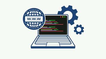 Coding Web Animation video