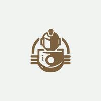 BotX pert Robot Logo Design vector
