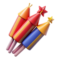 radiant unforgettable Pack of unopenefireworks, various sizes ancolors, studio lighting, top-down view, isolateon transparent background,high-resolution product photography png