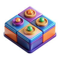 stunning dreamy elegant Boargame box with colorful artwork, shrink-wrapped, studio lighting, front view, isolateon transparent background,high-resolution product photography fine detail png