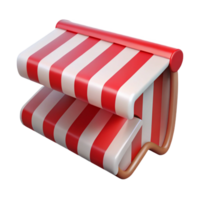 breathtaking peaceful renaissance Awning, stripefabric, reanwhite, extendeposition, soft lighting, side view, isolateon transparent background,high-resolution product photography luxury png