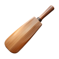 vibrant modern Wooden cricket bat, oilefinish, texturegrip, soft lighting, side view, studio photography, isolateon transparent background,high-resolution product photography 8K png