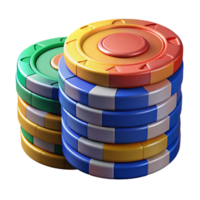 standout gothic Stack of colorful poker chips, detaileengravings, alternating colors, dramatic lighting, top-down view, isolateon transparent background,high-resolution product photography ultra HD png