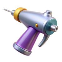 radiant bohemian Dental drill, high-speed, with attachebur, studio lighting, isolateon transparent background,high-resolution product photography masterfully captured png