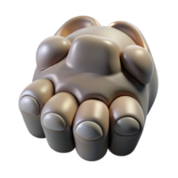 magnificent unparalleleElephant foot, detailetexture annails, studio lighting, top-down view, minimalist, isolateon transparent background,high-resolution product photography png