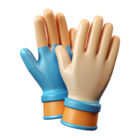 hypnotic coveteMedical gloves with texturelatex, powder-free, rollecuff, studio lighting, front view, render, isolateon transparent background,high-resolution product photography png