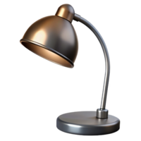 extraordinary remarkable Modern arc lamp, brushesteel finish, matte black shade, soft lighting, isolateon transparent background,high-resolution product photography png