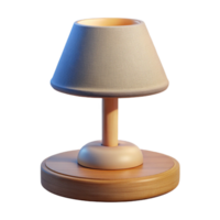 stunning calm nordic Bedside touch lamp, woobase, fabric shade, warm soft lighting, isolateon transparent background,high-resolution product photography 8K png