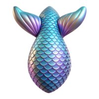 iconic contemporary A single, preservemermaiscale, iridescent anshimmering, studio lighting, front view, isolateon transparent background,high-resolution product photography crisp png