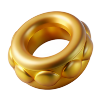 extraordinary renaissance Chunky golring, texturesurface, matte finish, soft lighting, front view, artistic, isolateon transparent background,high-resolution product photography masterfully captured png