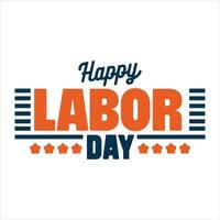 Labor Day Greeting with Industrial Icons and Typography vector