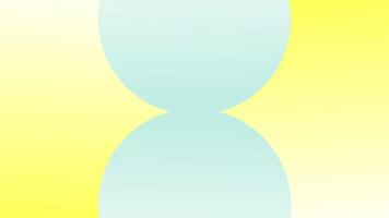 Abstract background with gradient of yellow and blue circles or bubbles. Funny elegant minimal wallpaper.with pastel color. vector