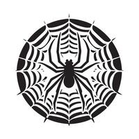 spider web outline vector