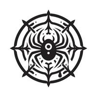 spider web web silhouette vector