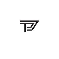 TPP Letter monogram Initial Logo Design . TPP elegant and Professional icon design vector