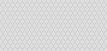 Jointfree geometric line art pattern with black color line and circle shape vector